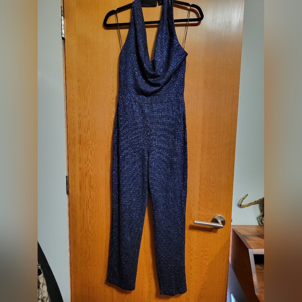 Harlyn Halter Cowl Neck Jumpsuit - Picture 4 of 5